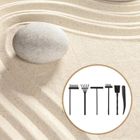 Josojoou Zen Garden five-pronged rake for creative designs and relaxation