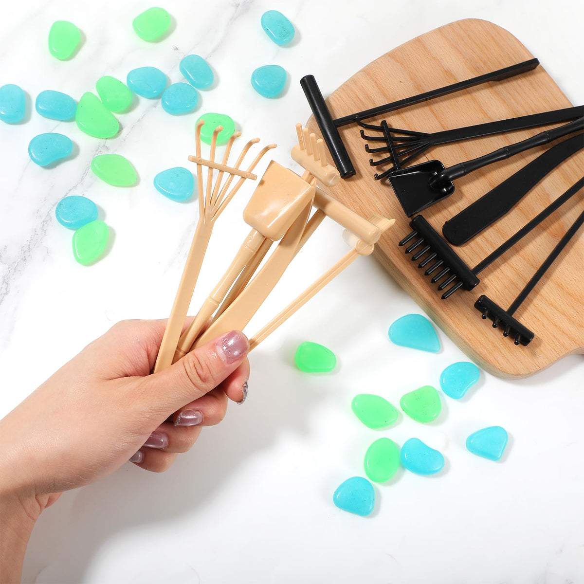 Josojoou sand painting brush for smooth, precise lines in zen art