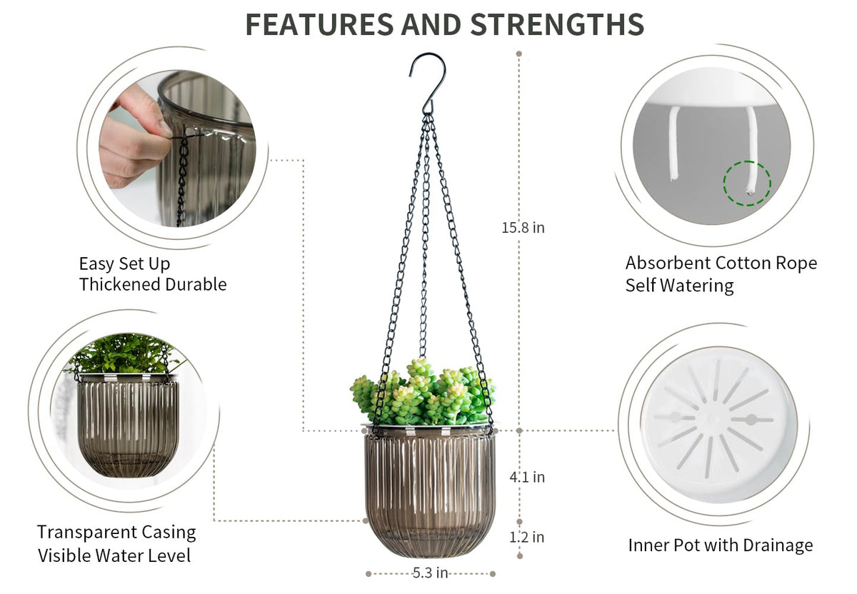 Josteve rust-resistant chains and sunproof PET material for outdoor use.
