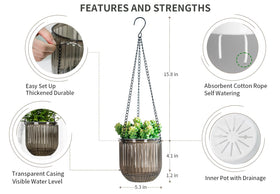 Josteve rust-resistant chains and sunproof PET material for outdoor use.