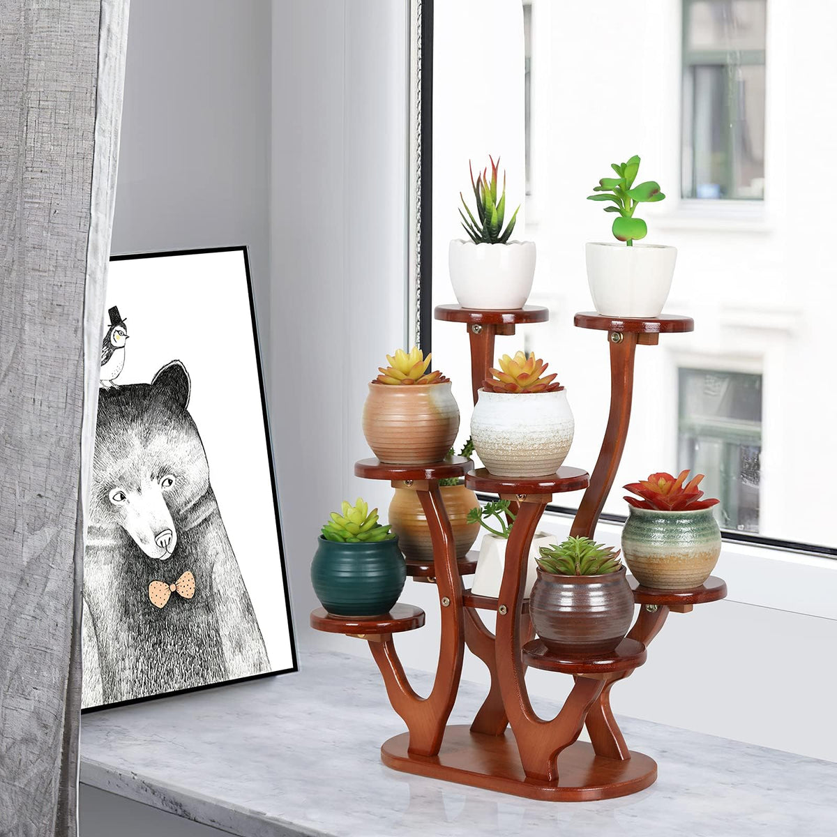 Jotboom multi-use plant display shelf suitable for spices or decor
