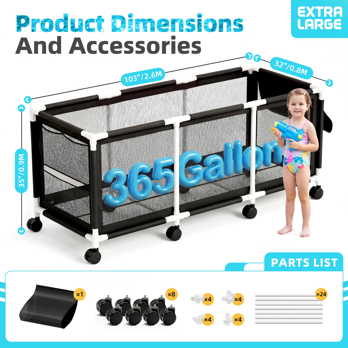 Jotesnew bin side pockets for small-item organization