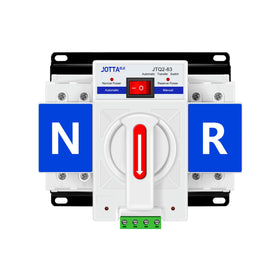 JOTTAELE ATS front panel with clear controls for quick power switching