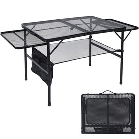 JOUYEK folding grill table folded compact for easy transport