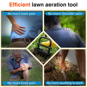 JouZYA rust-resistant steel aerator designed for durable lawn care.
