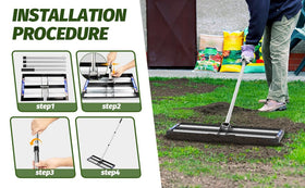 JouZYA stainless steel construction resists rust for lasting garden use