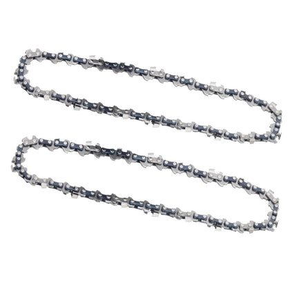 JOVANT 6 inch mini chainsaw replacement chain two pack for quick DIY maintenance.