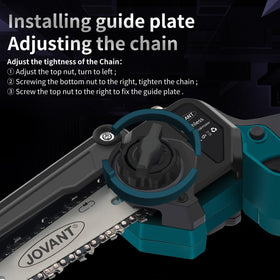 JOVANT right direction cutter teeth ensure safe and precise operation.