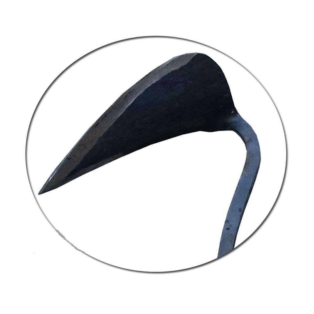 JOVELY EZ Digger-like tool in action for faster weeding tasks.