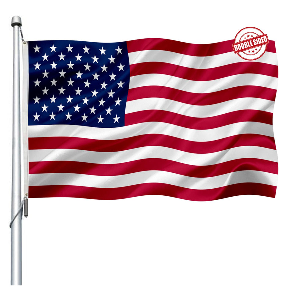Joven American flag 3x5 double-sided for outdoor display with clear visibility