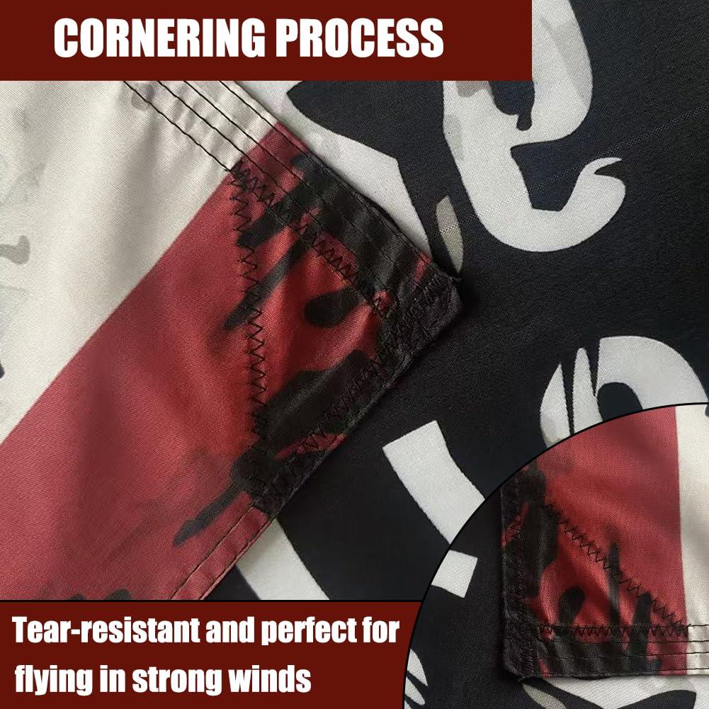 Joven flag featuring two brass grommets for secure mounting