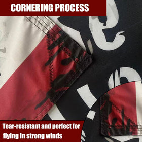 Joven flag featuring two brass grommets for secure mounting