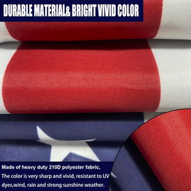 Joven heavy-duty outdoor flag in durable polyester resists fading