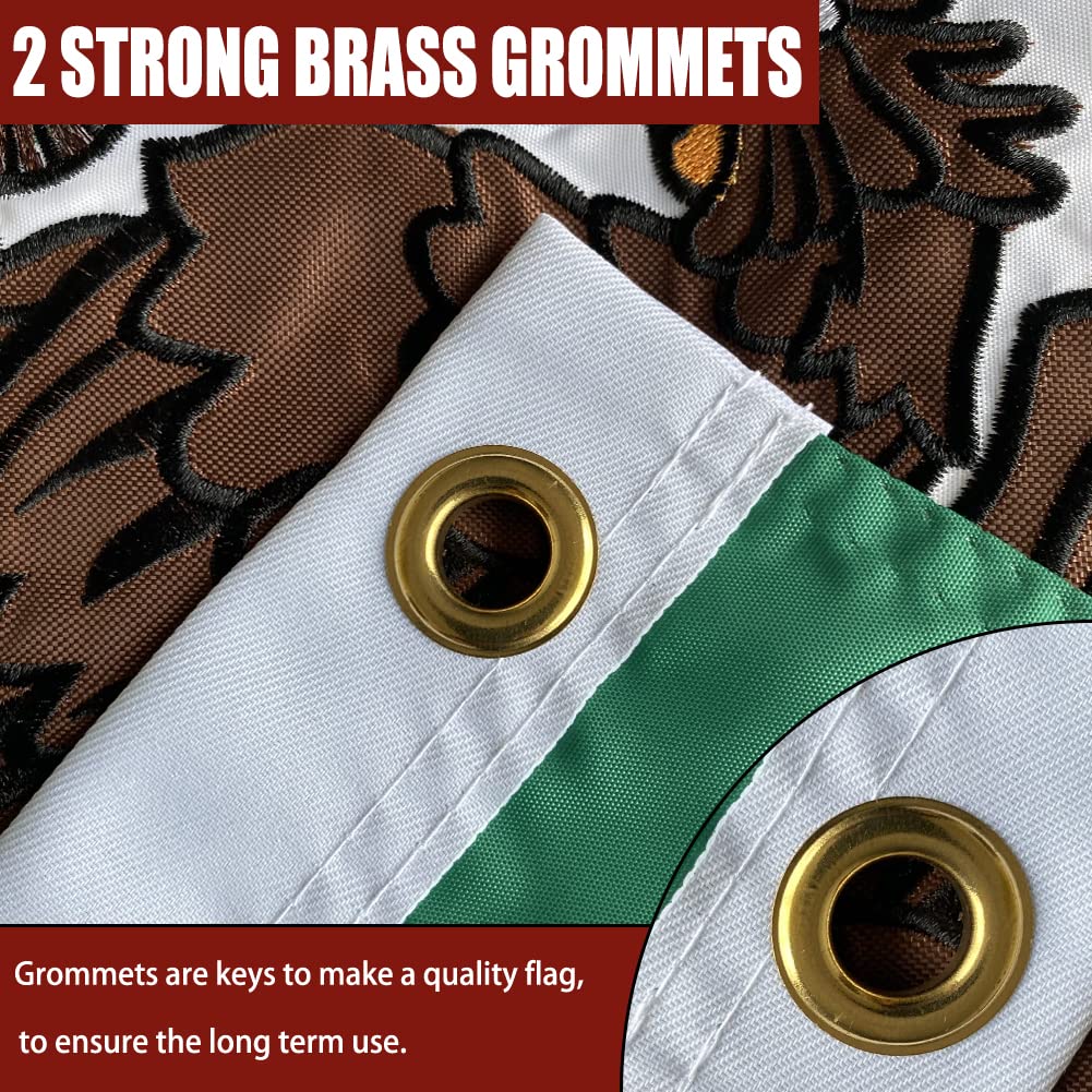 Joven flag with four-rows stitching for durability