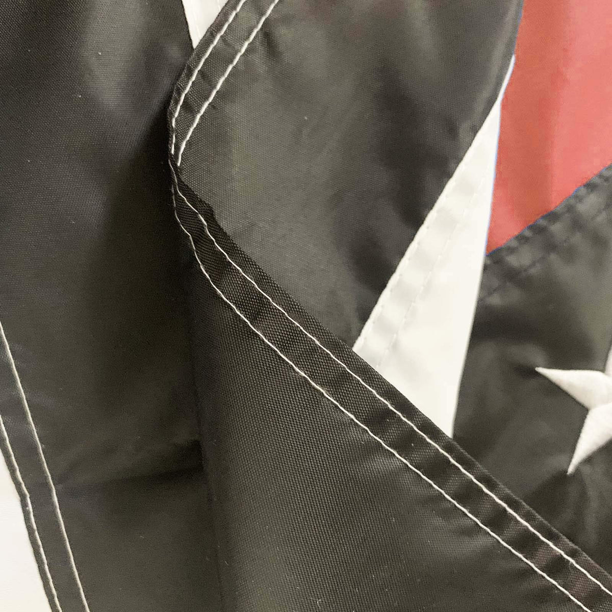 Joven stitched firefighter flag, not printed, offering enhanced longevity.