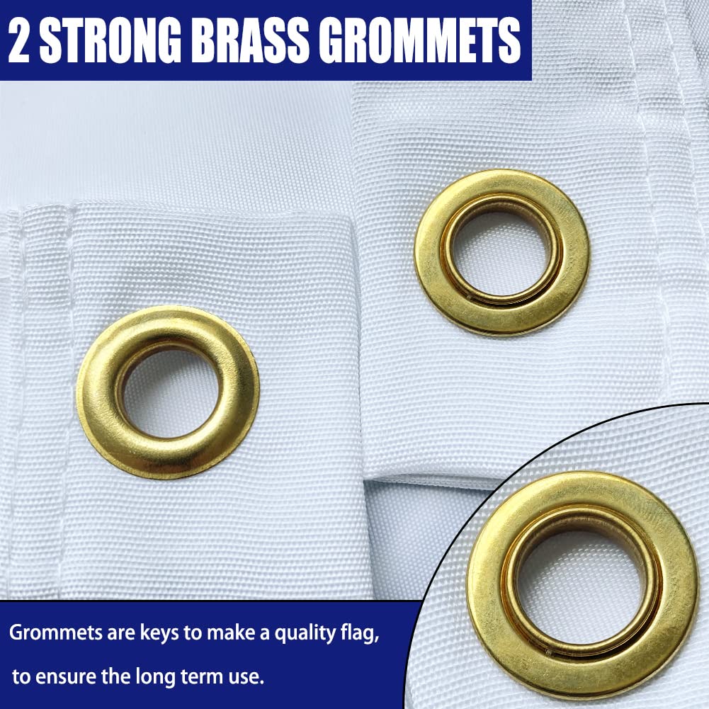 Joven US Army flag with brass grommets for easy secure hanging