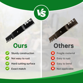 Jowlawn 18-inch blade dimensions optimize cut and lift