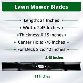 Jowlawn 742P05178 blades packaged for easy replacement.