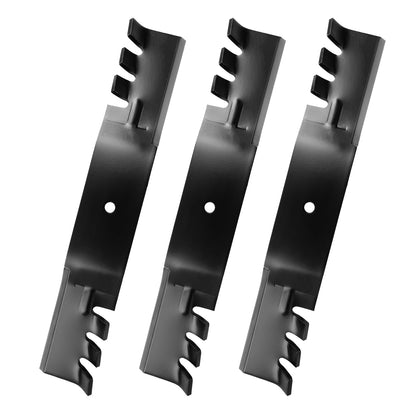 Jowlawn gator mulching blades for 52-inch decks improve lawn clippings management