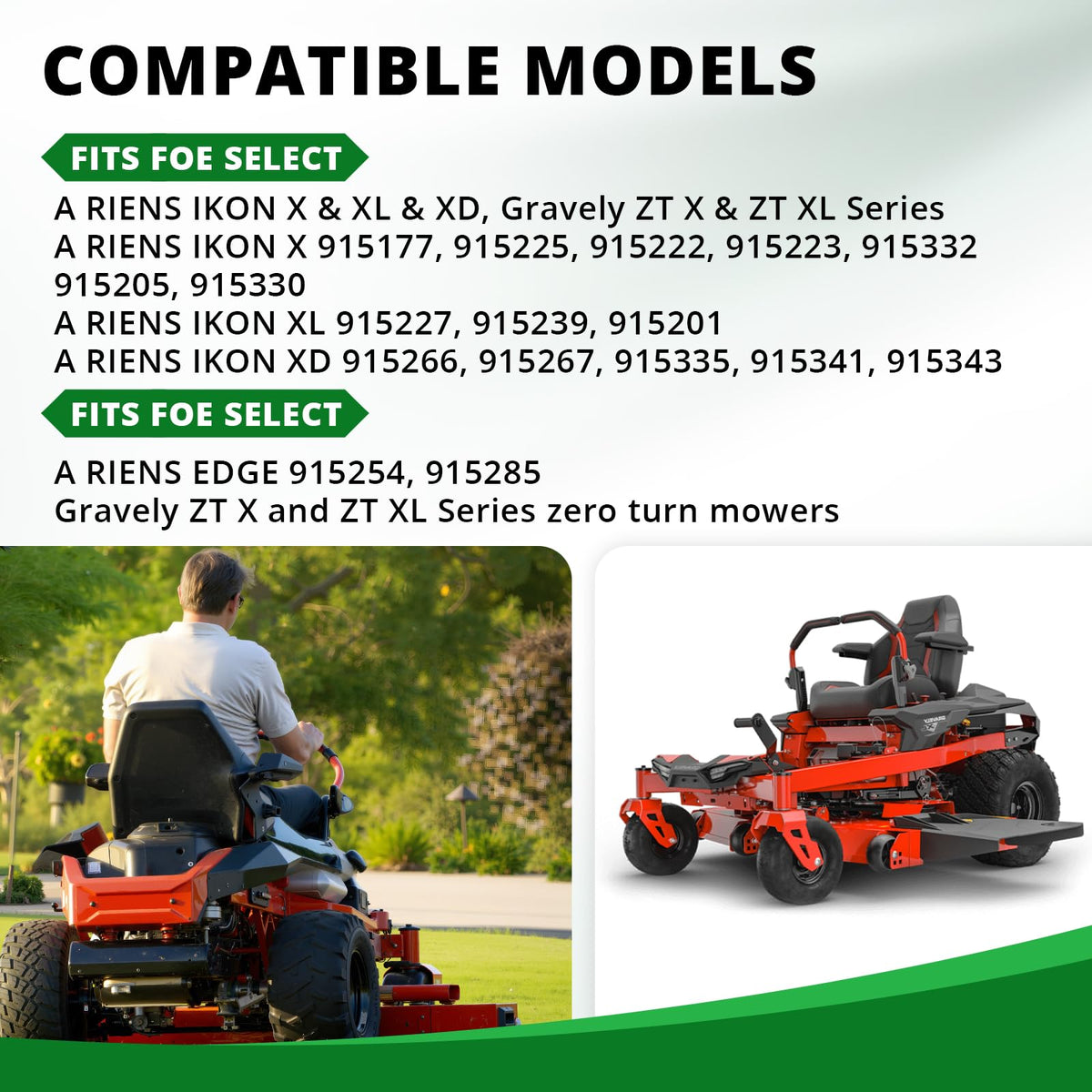 Jowlawn Ikon XL 52-inch blade fit ensures precise alignment for smoother mowing