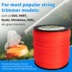 Jowlawn long lasting nylon string for residential edging and light grass