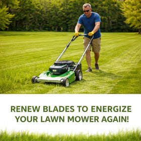 Jowlawn pack includes three blades ready for immediate installation.