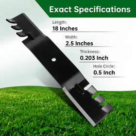 Jowlawn replacement blades compatible with Grasshopper 320236/320239 for easy swaps