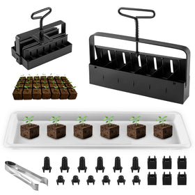 Jownupp large 2-inch soil blocker forming sturdy transplant blocks