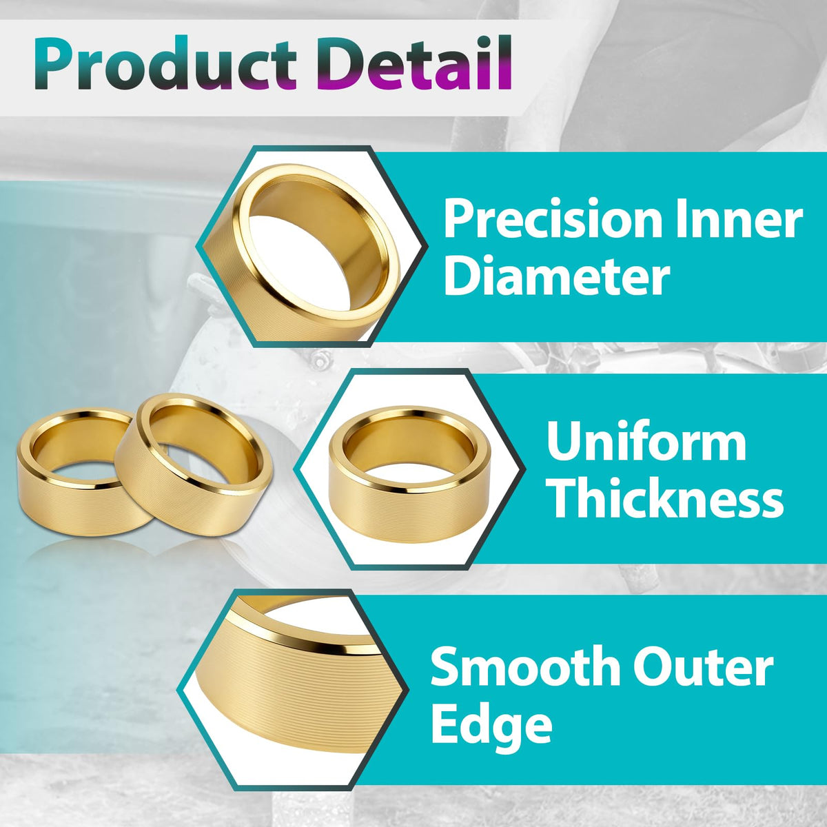 Joworthy TS760 reducer ring promotes smooth rotation and reduced vibration