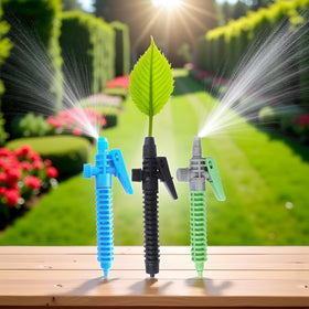 Jowxsx ergonomic sprayer handle provides comfortable grip during extended garden use.