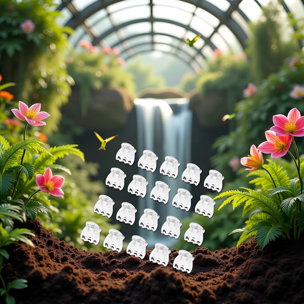 Jowxsx garden indoor display clip keeping plants neat and supported
