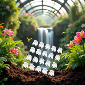 Jowxsx garden indoor display clip keeping plants neat and supported