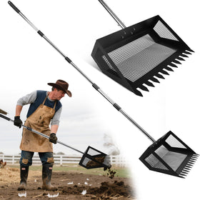 JOYANDRO 15-inch chicken poop scoop head for fast coop cleaning.