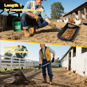 JOYANDRO sawtooth design eases litter pickup and prevents leakage.