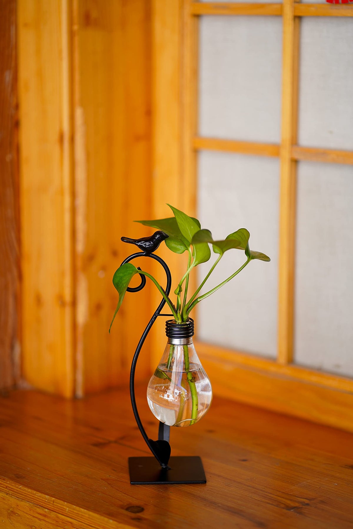 Joyathome Elegant Vase Holder makes plant arrangement quick and chic.
