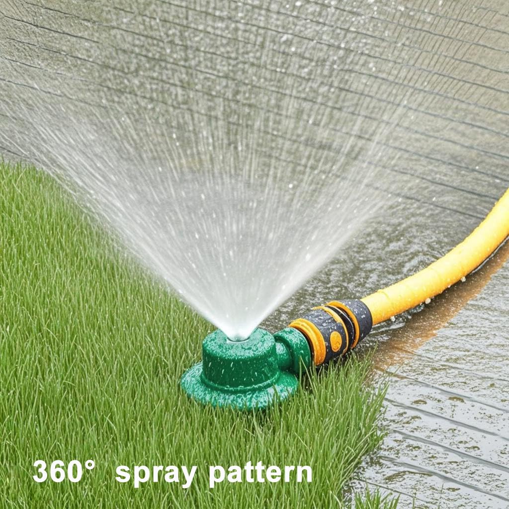 Joycube corrosion-resistant metal sprinkler ideal for patios and gardens
