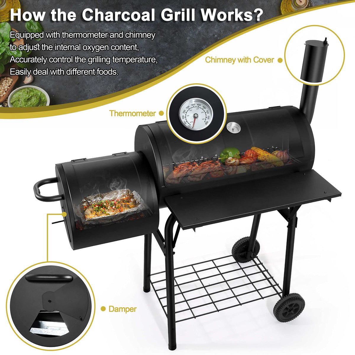 Joyfair chrome-plated stainless steel racks for sturdy, safe cooking.