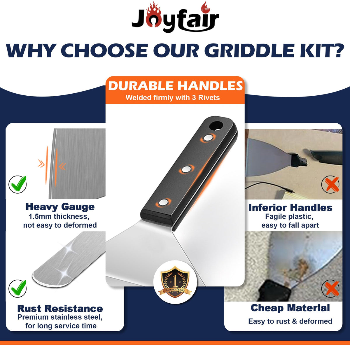 Joyfair cheese melting dome covers burgers to speed cooking and reduce splatter.