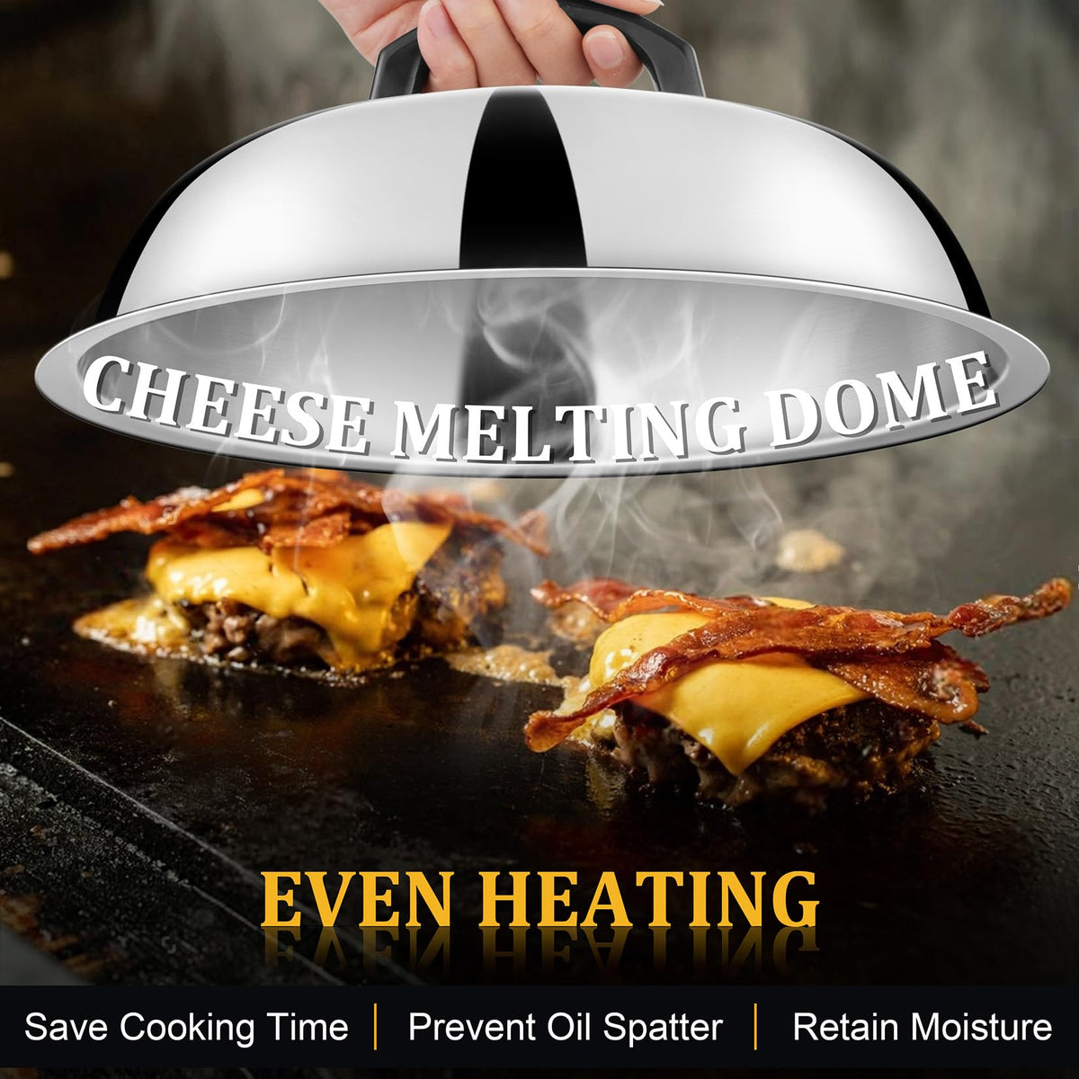 Joyfair dishwasher safe design simplifies cleanup after grilling and cooking.
