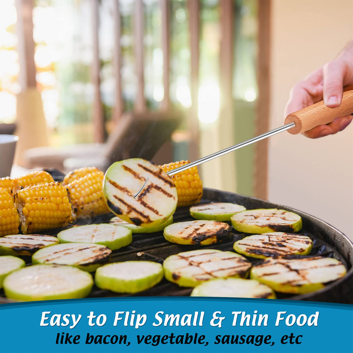 Joyfair teppanyaki-friendly design for indoor and outdoor grilling
