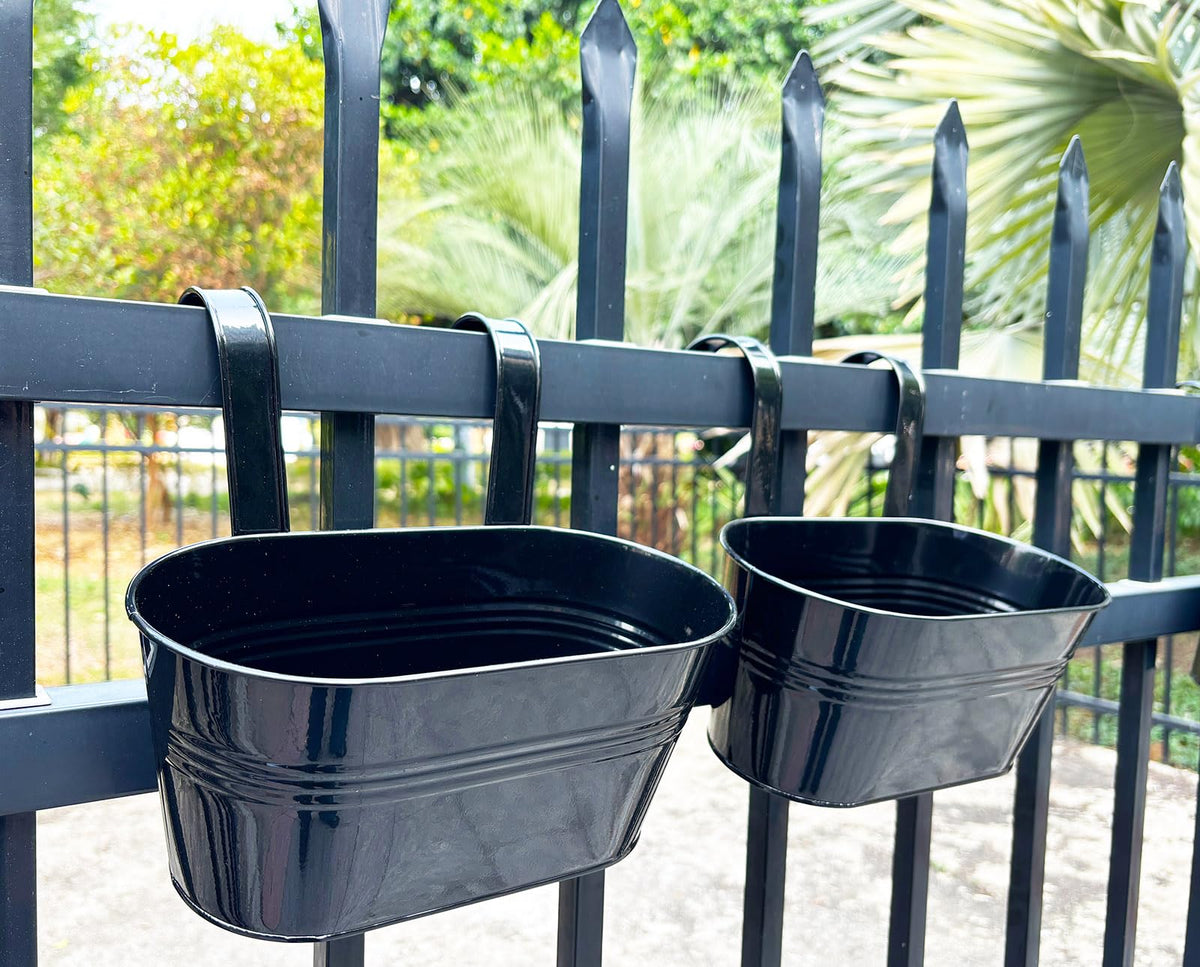 Joyfernal fence planters elevate outdoor spaces with modern metal design