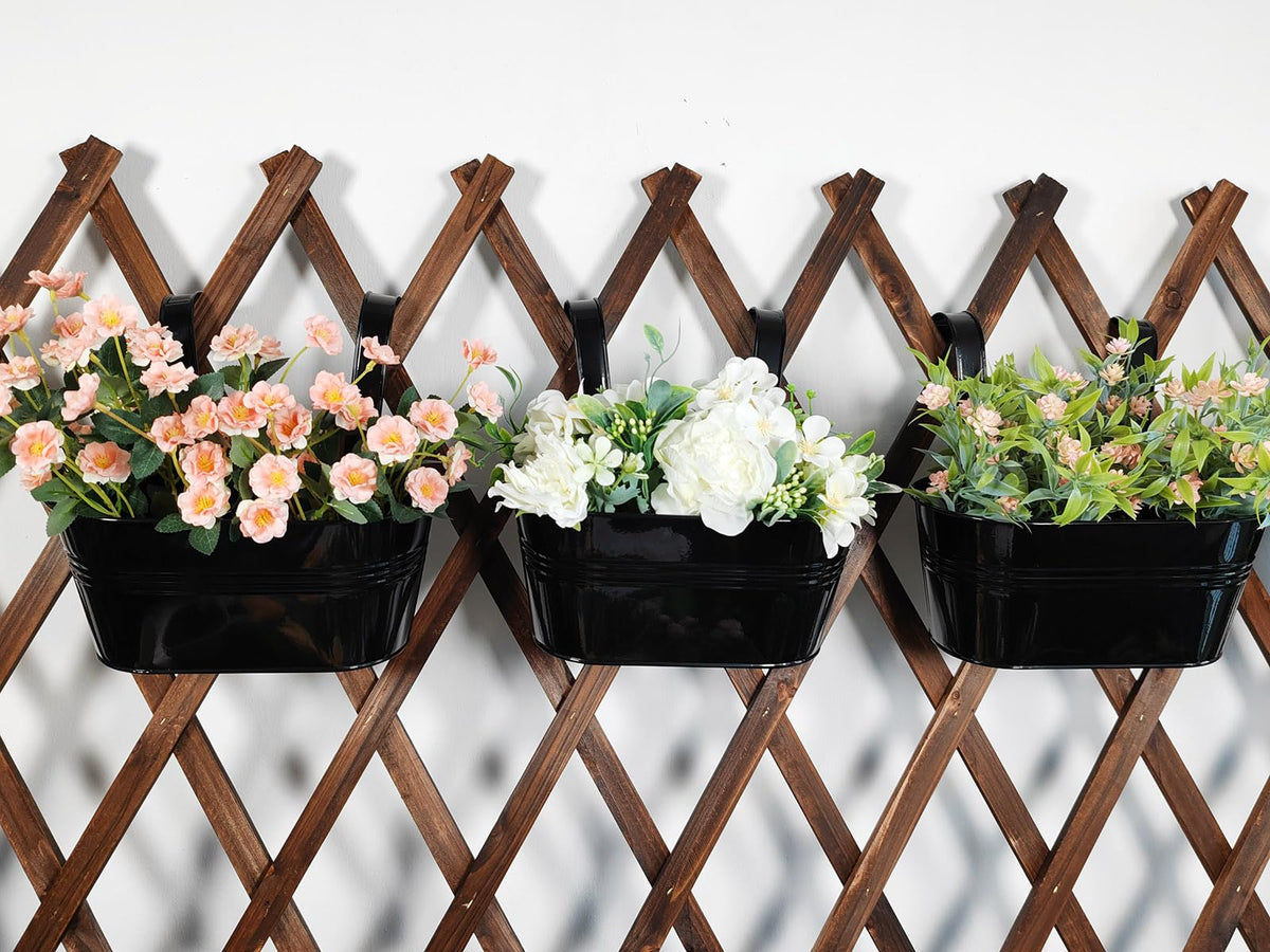Joyfernal 2 Pack supports vibrant balcony decor and herb displays
