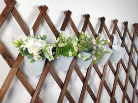 Joyfernal compact dimensions fit small spaces on fences, rails, or walls.