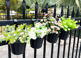 Joyfernal compact dimensions fit railings and walls.