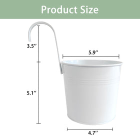 Joyfernal easy-install planters with detachable hook for tool-free hanging.