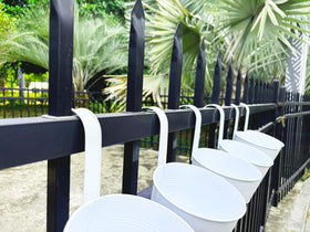 Joyfernal indoor-outdoor decor enhances greenery on balconies and patios.