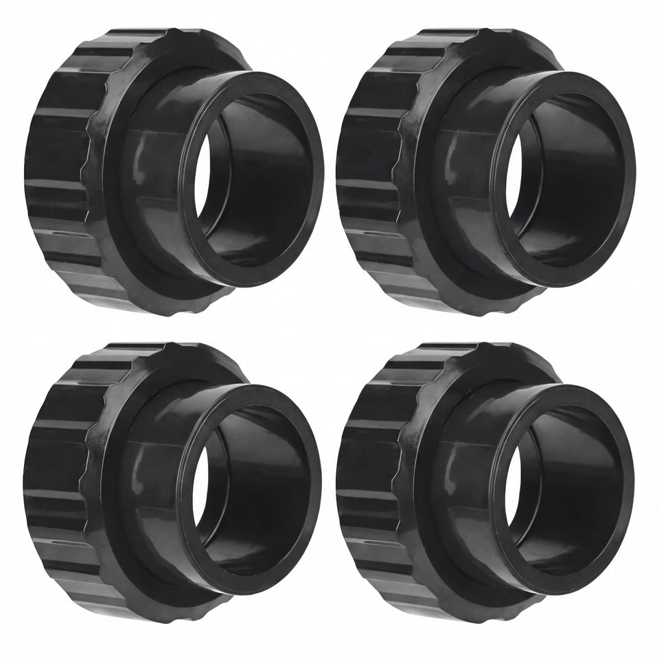 Joyfolk union connection kit, 1-1/2in to 2in socket, easy DIY pool plumbing.