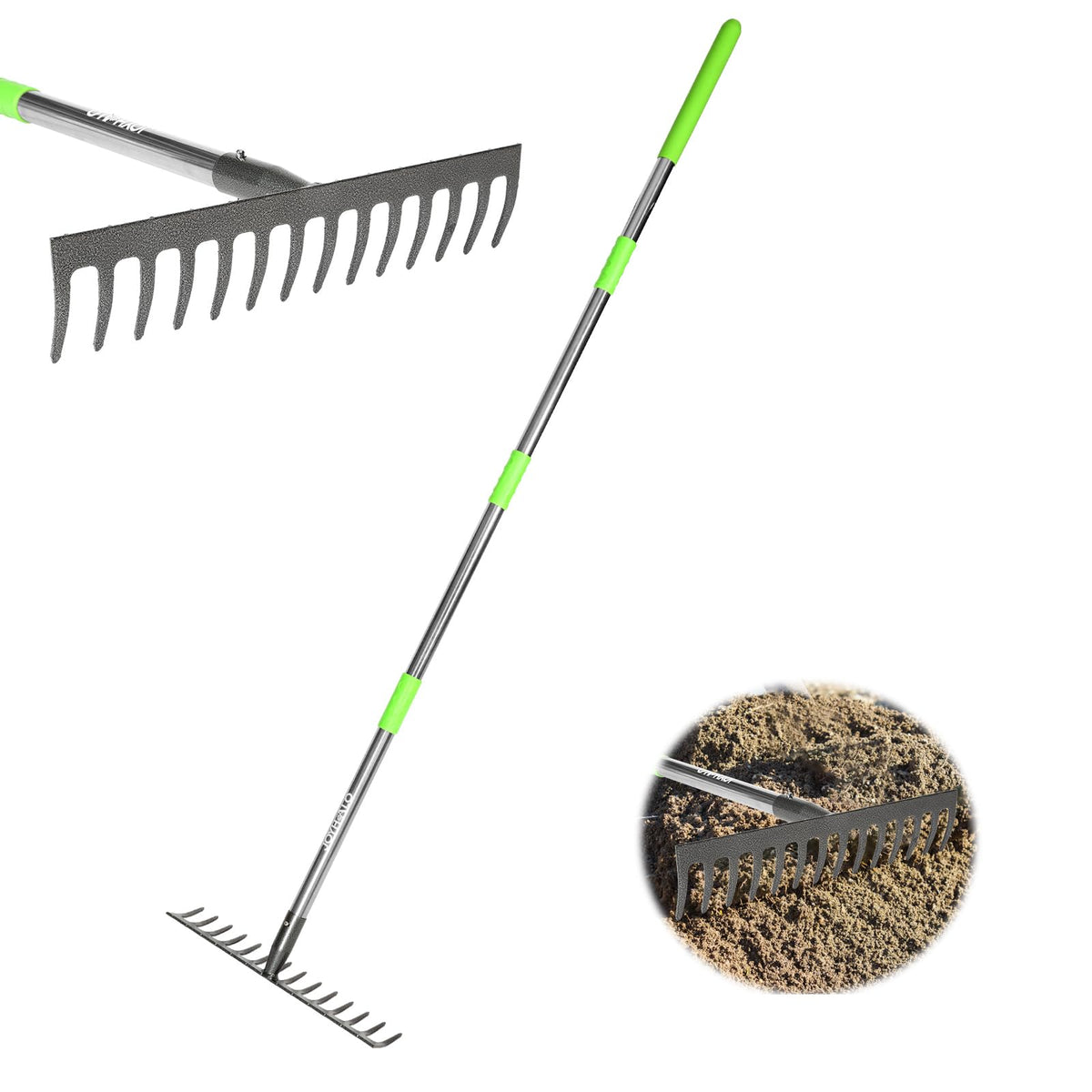 Joyhalo 0.31 inch tines stay securely attached when loosening soil