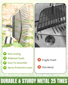 Joyhalo garden cleanup set for organized storage and easy access.