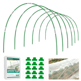 JoyHalo garden hoops assembly: sturdy support for raised beds.